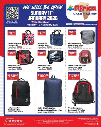 Africa Cash & Carry catalogue  - 09/01/2026 - 15/01/2026.