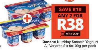 Danone Nutriday Smooth Yoghurt