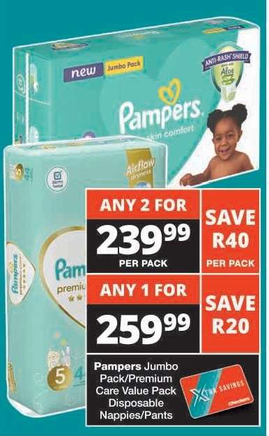 Pampers Jumbo Pack/Premium Care Value Pack