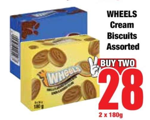 WHEELS Cream Biscuits Assorted