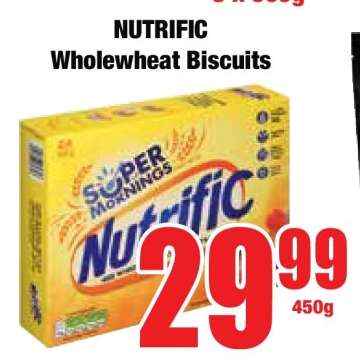 NUTRIFIC Wholewheat Biscuits