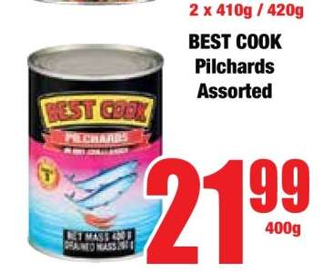 BEST COOK Pilchards Assorted
