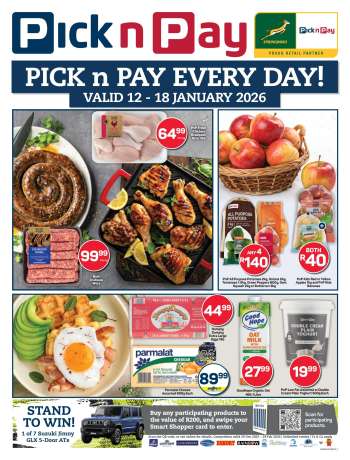 Pick n Pay catalogue  - 12/01/2026 - 18/01/2026.