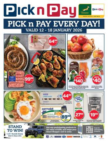 Pick n Pay catalogue  - 12/01/2026 - 18/01/2026.
