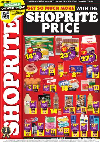 Shoprite catalogue  - 12/01/2026 - 01/02/2026.