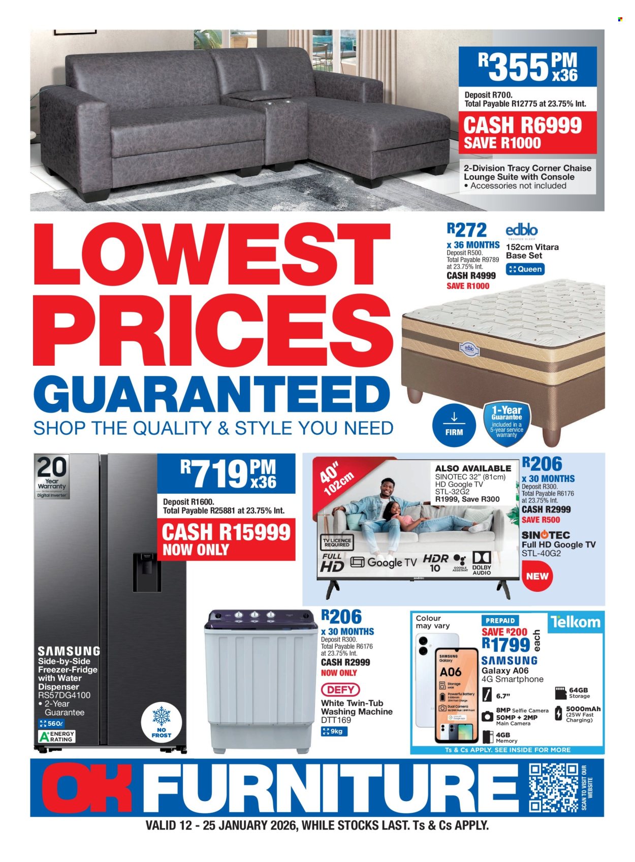 OK Furniture specials - 12/01/2026 - 25/01/2026. Page 1