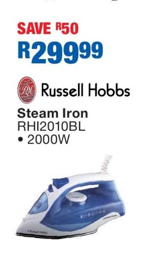 Russell Hobbs Steam Iron RHI2010BL