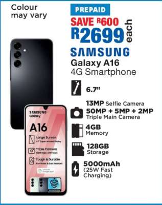 Samsung Galaxy A16 4G Smartphone