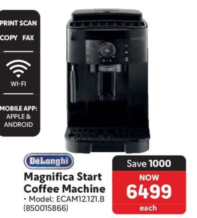 DeLonghi Magnifica Start Coffee Machine
