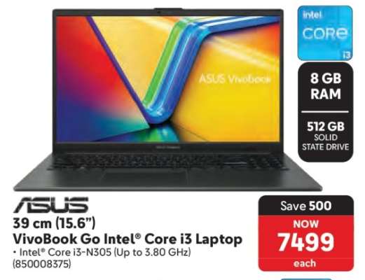 ASUS VivoBook Go Intel® Core i3 Laptop