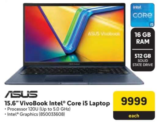 ASUS 15.6” VivoBook Intel® Core i5 Laptop