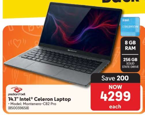 Packard Bell 14.1" Intel® Celeron Laptop