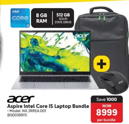 Acer Aspire Intel Core I5 Laptop Bundle