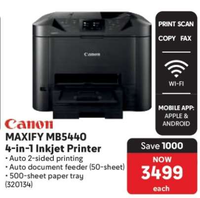 Canon MAXIFY MB5440 4-in-1 Inkjet Printer