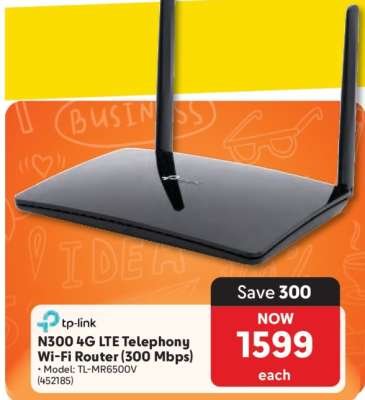 N300 4G LTE Telephony Wi-Fi Router (300 Mbps)