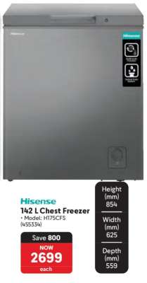 Hisense 142 L Chest Freezer