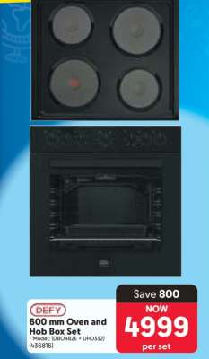 DEFY 600 mm Oven and Hob Box Set