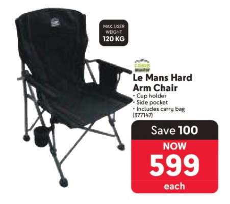 Le Mans Hard Arm Chair