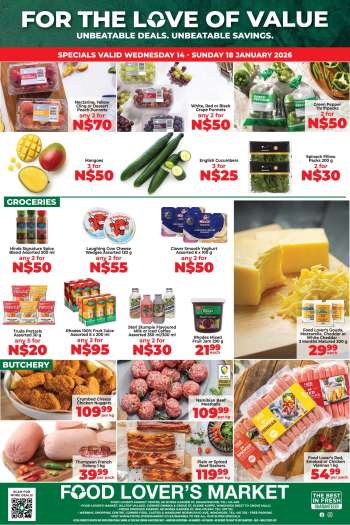 Food Lover's Market catalogue  - 14/01/2026 - 18/01/2026.