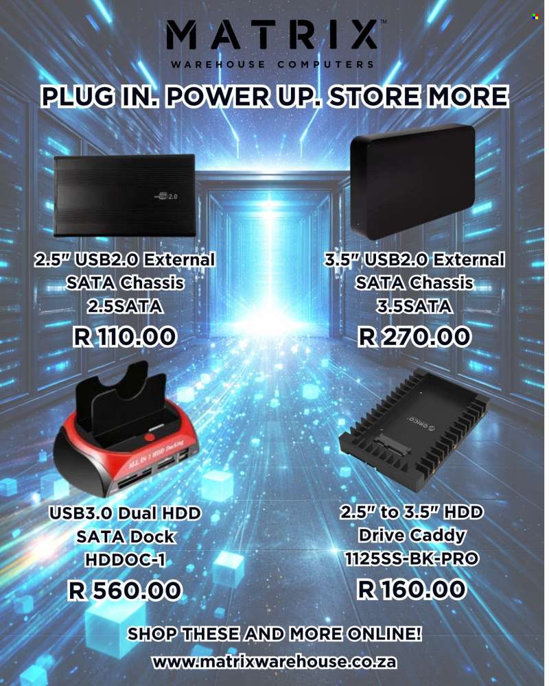 Matrix Warehouse catalogue .