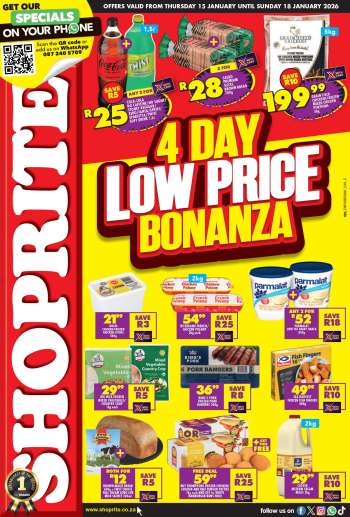 Shoprite catalogue  - 15/01/2026 - 18/01/2026.