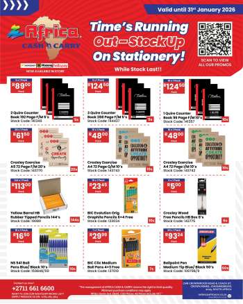 Africa Cash & Carry catalogue  - 16/01/2026 - 31/01/2026.