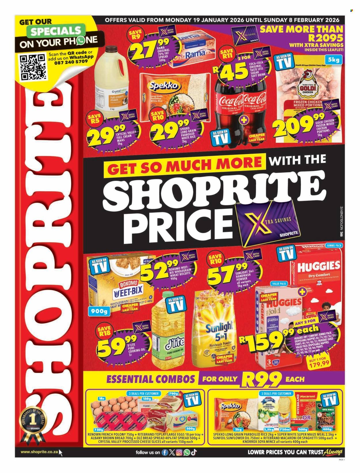 Shoprite specials - 19/01/2026 - 08/02/2026. Page 1