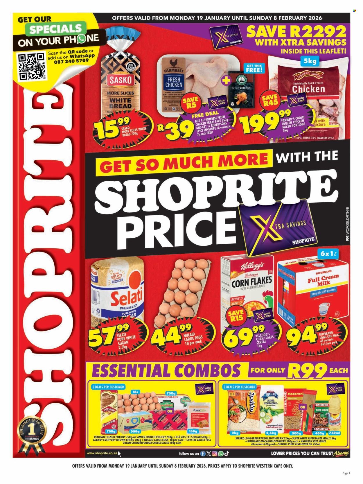 Shoprite specials - 19/01/2026 - 08/02/2026. Page 1