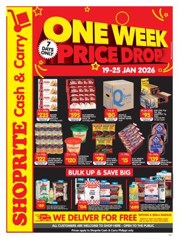 Shoprite catalogue  - 19/01/2026 - 25/01/2026.