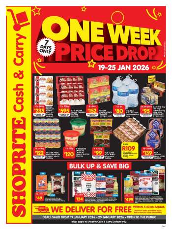 Shoprite catalogue  - 19/01/2026 - 25/01/2026.