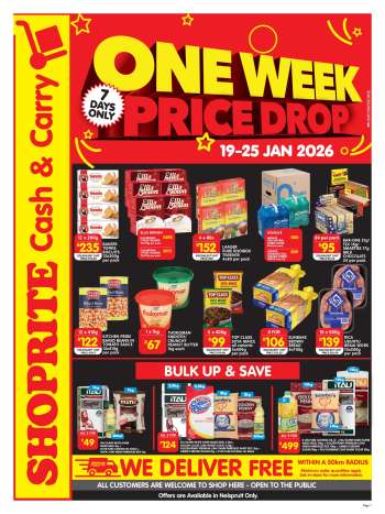 Shoprite catalogue  - 19/01/2026 - 25/01/2026.