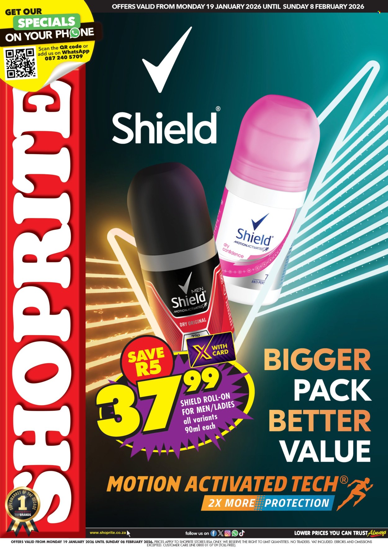 Shoprite specials - 19/01/2026 - 08/02/2026. Page 1
