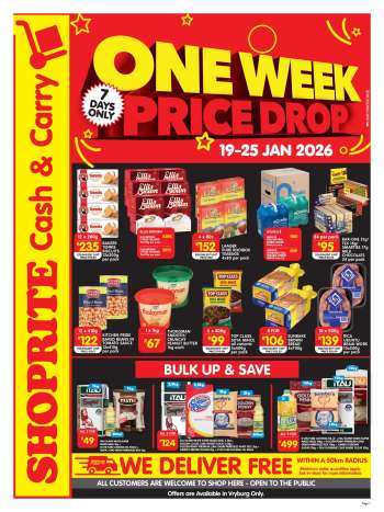Shoprite catalogue  - 19/01/2026 - 25/01/2026.