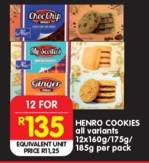 HENRO COOKIES all variants