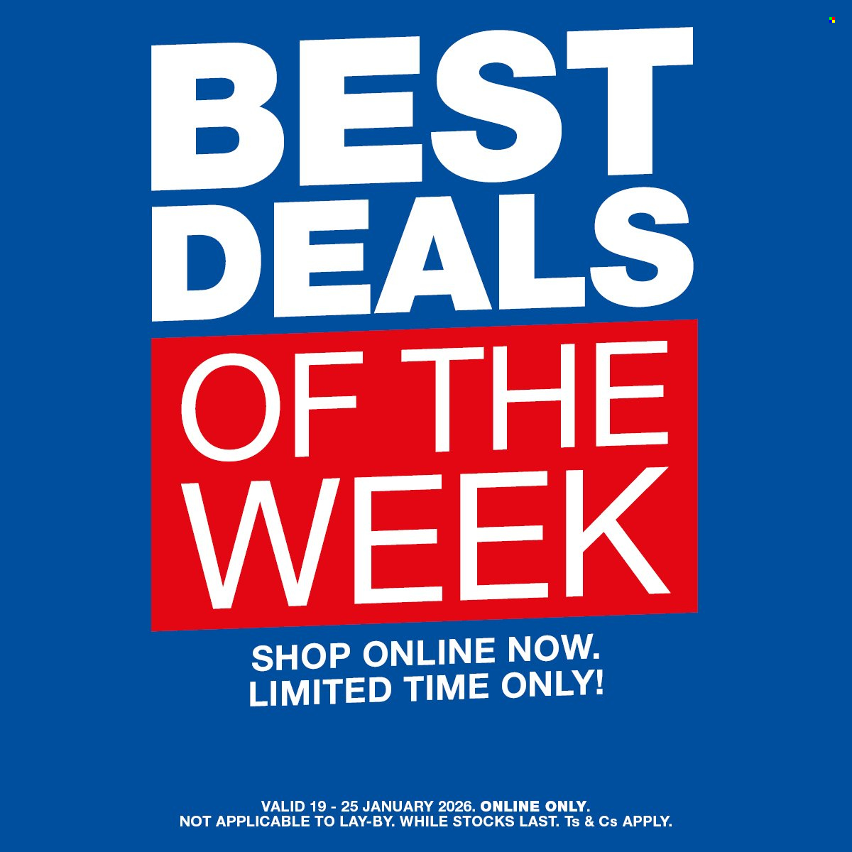 OK Furniture specials - 19/01/2026 - 25/01/2026. Page 1