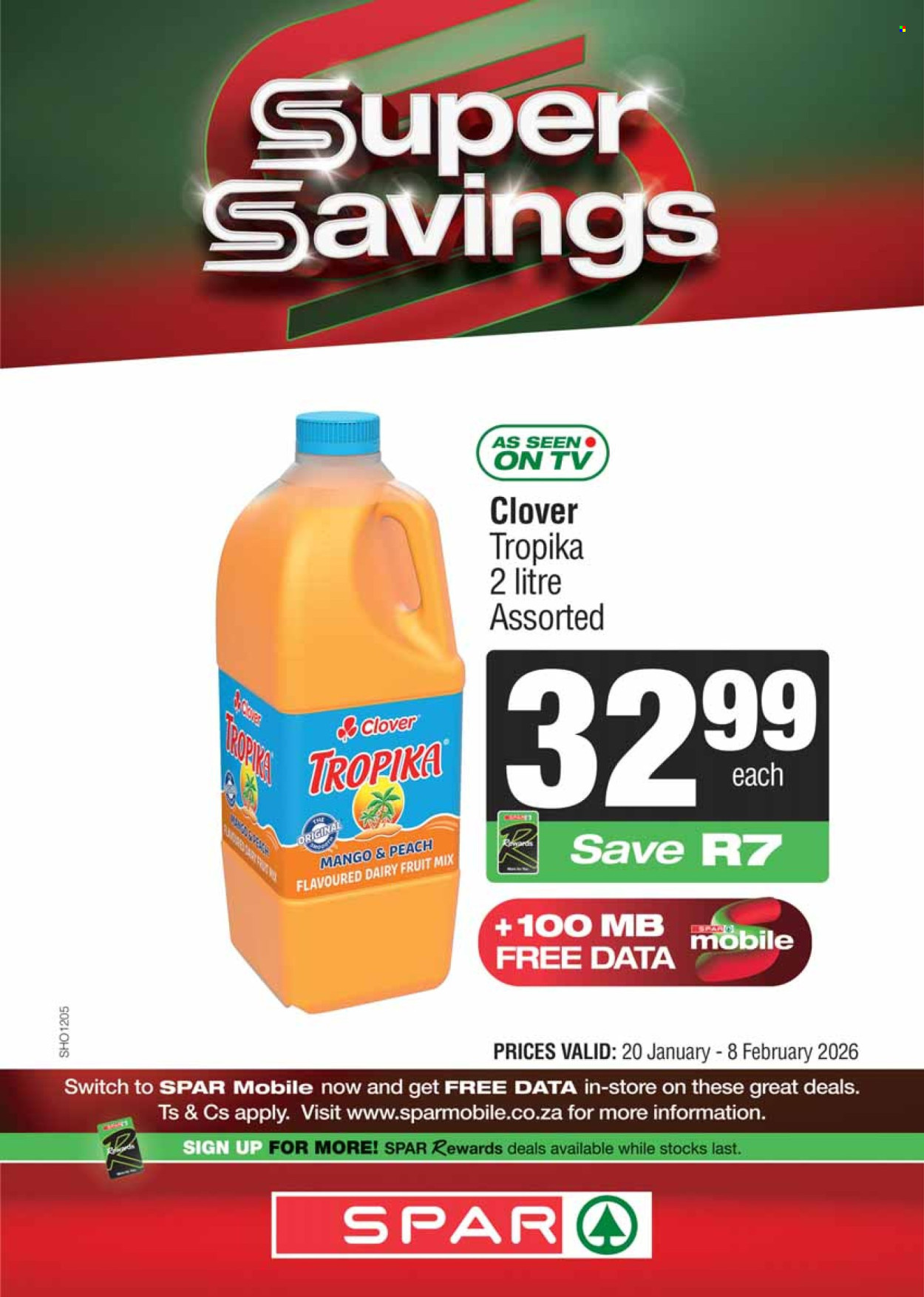 SPAR specials - 20/01/2026 - 08/02/2026. Page 1