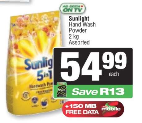 SUNLIGHT Hand Wash Powder
