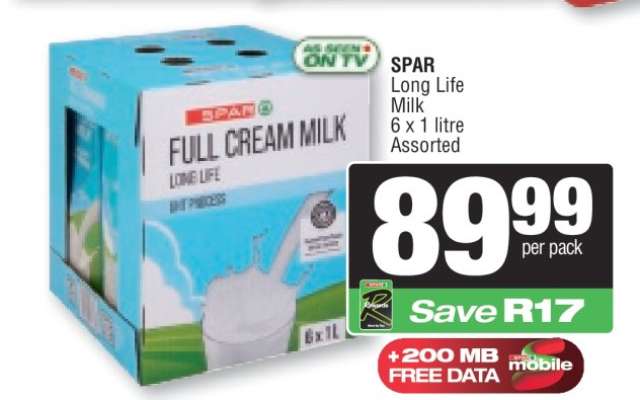 SPAR Long Life Milk