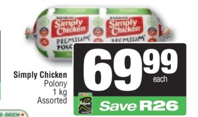 Simply Chicken Polony