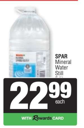 SPAR Mineral Water Still