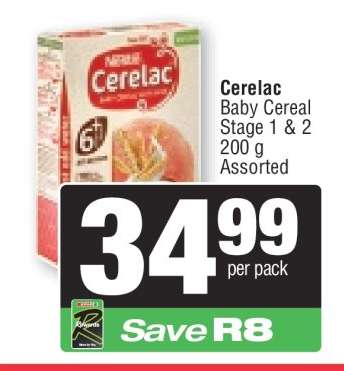 Cerelac Baby Cereal Stage 1 & 2
