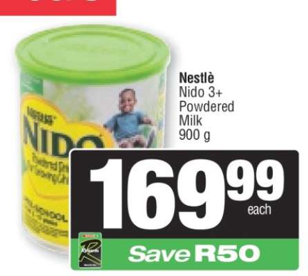 Nestlè Nido 3+ Powdered Milk 900 g