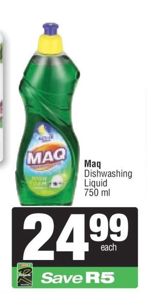 MAQ Dishwashing Liquid 750 ml