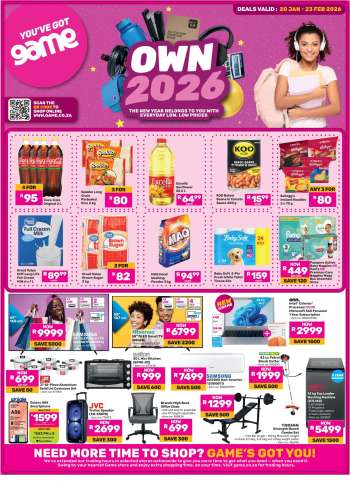 Game catalogue  - 20/01/2026 - 23/02/2026.