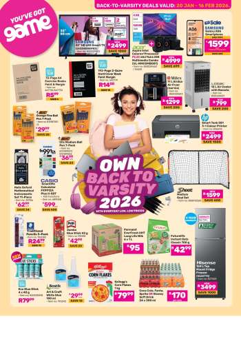 Game catalogue  - 20/01/2026 - 16/02/2026.