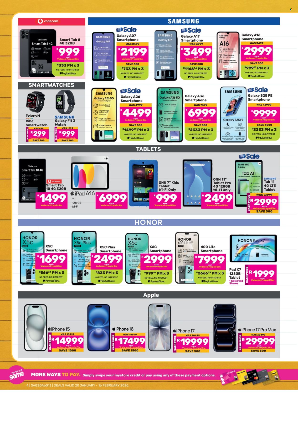 Game specials - 20/01/2026 - 16/02/2026. Page 4