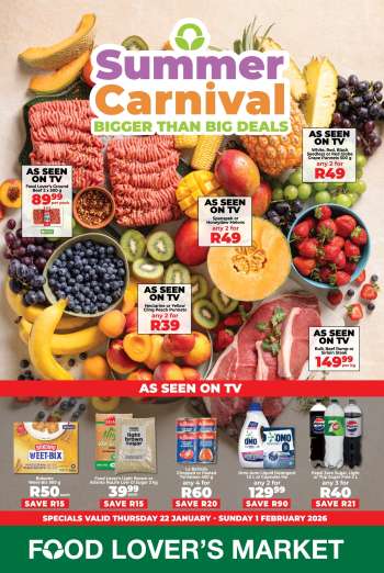Food Lover's Market catalogue  - 22/01/2026 - 01/02/2026.