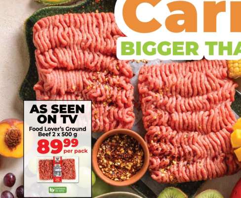 Food Lover’s Ground Beef 2 x 500 g