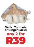Garlic, Turmeric or Ginger Socks