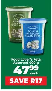 Food Lover’s Feta Assorted 400 g